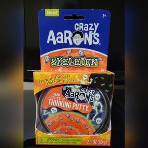 🛍3 For $18🛍 Crazy Aaron's Glow in the Dark Skeleton Thinking Putty
